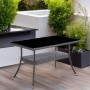 Комплект мебели из искусственного ротанга стол Рио и 6 кресел Руардин Dark Brown