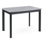 Стол DikLine L110 Бетон (ЛДСП EGGER)/Опоры черный