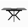 Стол DikLine DI100 Камень Пьетра Гриджиа чёрный/опоры черные (2уп.)