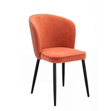 Стул DikLine 347 P09/L05 терракотовый, ножки черные