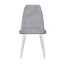 Стул DikLine 326 B22 GREY, ножки белые