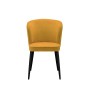 Стул DikLine 347 P08/L07 горчица, ножки черные
