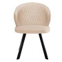 Стул DikLine 249 поворотный, B03 BEIGE, ножки черные