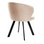Стул DikLine 249 поворотный, B03 BEIGE, ножки черные