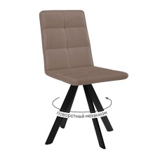 Стул DikLine 230 поворотный B5 LATTE, ножки черные