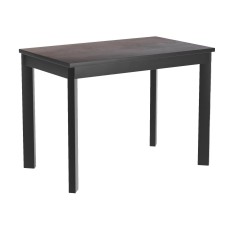 Стол DikLine L110 хромикс бронза/ опоры черные