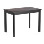 Стол DikLine L110 хромикс бронза/ опоры черные