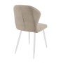 Стул DikLine 239М B03 BEIGE, ножки белые