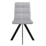 Стул DikLine 230 поворотный B22 GREY, ножки черные