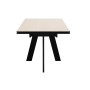 Стол DikLine SKM110 Керамика Krater Perla (бежевый матовый)/подстолье черное