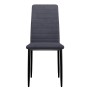 Стул DikLine ТЕКС каркас черный/ B28 ANTRACITE