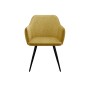 Стул DikLine 277 поворотный NS Gold горчица, ножки черные