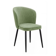 Стул DikLine 347 P10/L08 зеленый, ножки черные