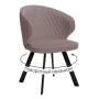 Стул DikLine 249 поворотный, K4 капучино, ножки черные