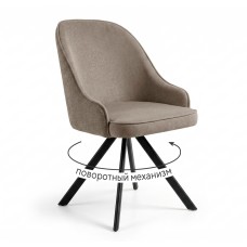 Стул DikLine 266M поворотный, P03/L03 бежевый, ножки черные