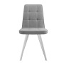 Стул DikLine 207 B22 GREY /ножки белые