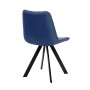 Стул DikLine 229 поворотный, B8 BLUE, ножки черные
