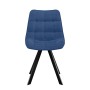 Стул DikLine 229 поворотный, B8 BLUE, ножки черные