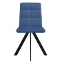 Стул DikLine 230 поворотный B8 BLUE, ножки черные