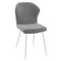 Стул DikLine 239М B22 GREY, ножки белые