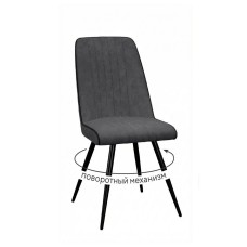 Стул DikLine 324 поворотный B28 ANTRACITE, ножки черные