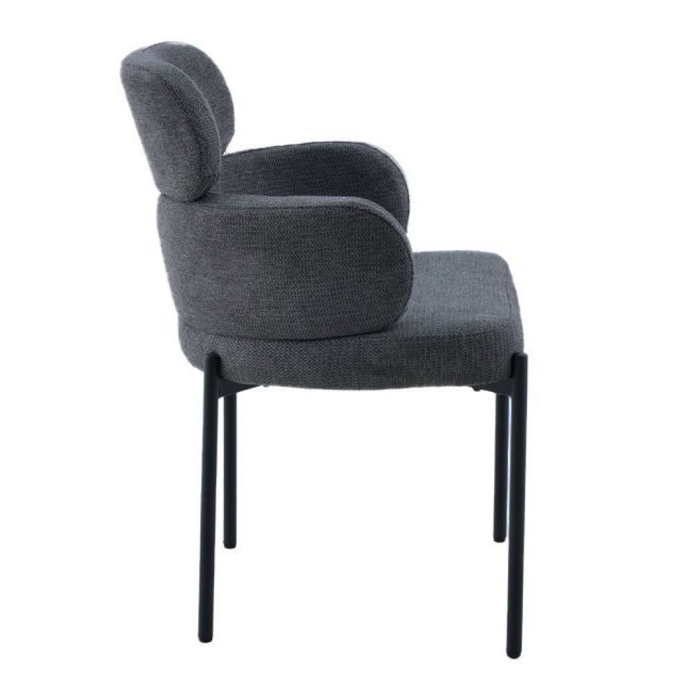 Стул DikLine 1311 т.к Серая UF925-12, опоры черные