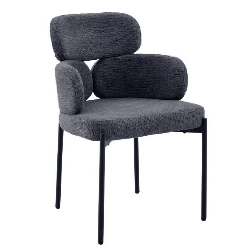 Стул DikLine 1311 т.к Серая UF925-12, опоры черные