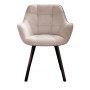 Стул DikLine 352 поворотный, B03 BEIGE, ножки черные