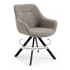 Стул DikLine 254 поворотный, BL02 бежевый, ножки черные