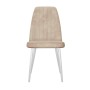 Стул DikLine 326 B03 BEIGE, ножки белые