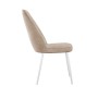 Стул DikLine 326 B03 BEIGE, ножки белые