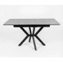 Стол DikLine DI100 Мрамор Кандела cветло-серый/опоры черные (2уп.)