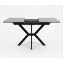 Стол DikLine DI100 Мрамор Кандела cветло-серый/опоры черные (2уп.)