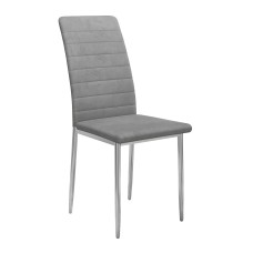 Стул DikLine ТЕКС каркас хром/ B22 GREY