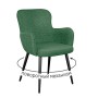Стул DikLine 503 поворотный NS Pine зеленый, ножки черные