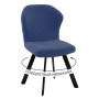 Стул DikLine 339 поворотный B8 BLUE, ножки черные