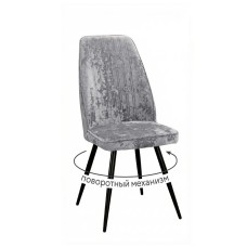 Стул DikLine 327 поворотный M13 светло-серый, ножки черные