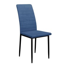 Стул DikLine ТЕКС каркас черный/ B8 BLUE