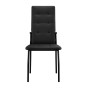 Стул DikLine ГАЛС-М каркас черный/ к/з Pegaso черный