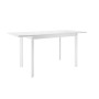 Стол DikLine LK90 Керамика Mono white (белый матовый) /подстолье белое/опоры белые