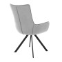 Стул DikLine 289 поворотный E28 светло-серый, ножки черные
