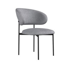 Стул DikLine 201 NS10 GREY, ножки черные