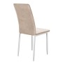 Стул DikLine 272 B03 BEIGE, ножки белые