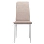 Стул DikLine 272 B03 BEIGE, ножки белые