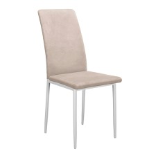 Стул DikLine 272 B03 BEIGE, ножки белые