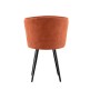 Стул DikLine 348 поворотный P09/L05 терракотовый, ножки черные