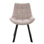 Стул DikLine 263 поворотный, B03 BEIGE, ножки черные