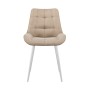 Стул DikLine 226 поворотный B03 BEIGE, ножки белые