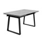 Стол DikLine DZ160 Мрамор Кандела cветло-серый/черные (2 уп.)