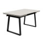 Стол DikLine DZ160 хромикс белый/черный (2 уп.)
